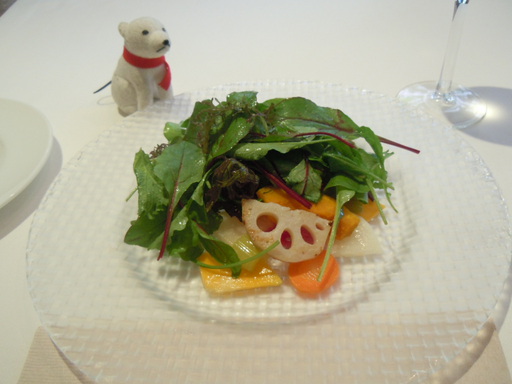 オーガニック野菜のサラダ