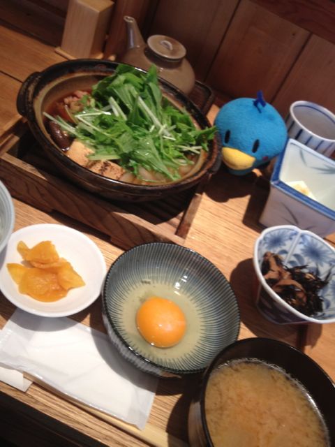 鶏すき鍋定食