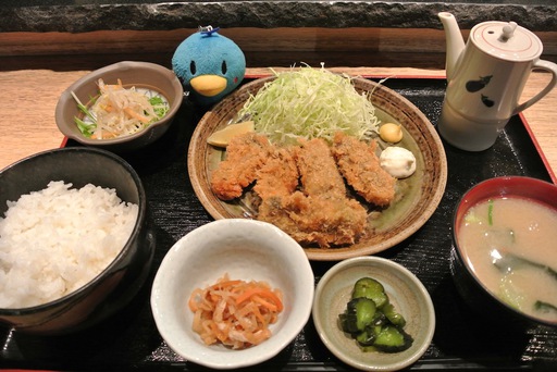 広島産牡蠣フライ定食