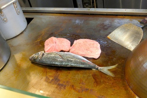 鉄板焼魚