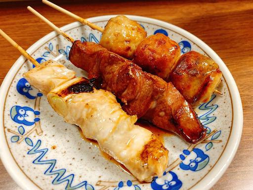 ねぎま、レバー、つくね
