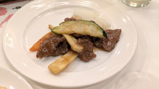 牛肉のオイスター炒め