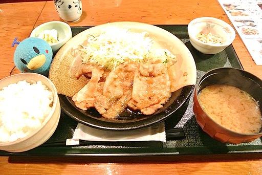 川奈の台所 ひだまり 生姜焼き定食 お一人様のお手頃ランチブログ