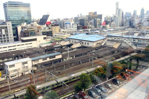 JR上野駅を見下ろす